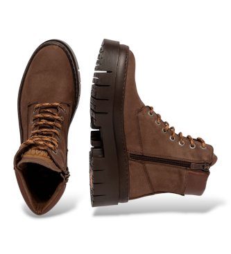 Art Bottines en cuir 1967 Anvers marron
