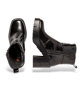 Art Botins em pele 1979 preto