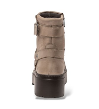 Art Botins de Couro 1767 castanho
