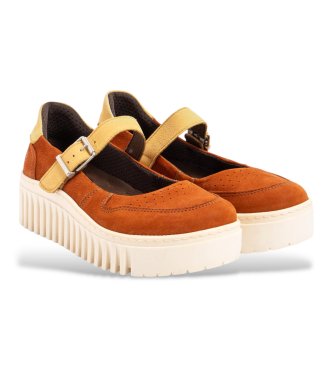 Art Manoletinas 1515 de piel rojo