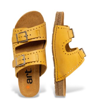 Art Sandalias 0127 de piel Roma mostaza