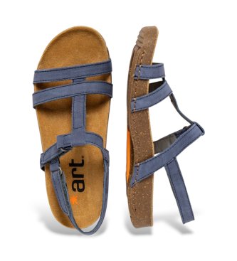 Art Sandalias 0946 de piel Ocean azul