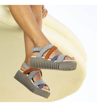 Art Usnjene sandale 1676 Brighton multicolor