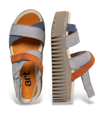 Art Usnjene sandale 1676 Brighton multicolor