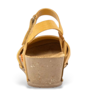 Art Skórzane sandały 1931 Roma żółte