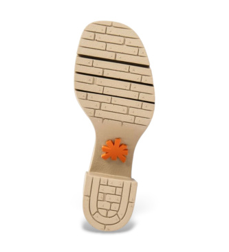 Art Sandalias de Piel 1990 Eivissa beige