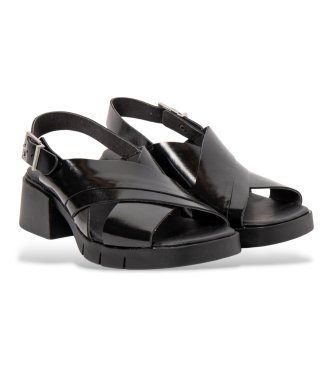 Art Sandalias de piel  2063 Shinny Varsovia negro