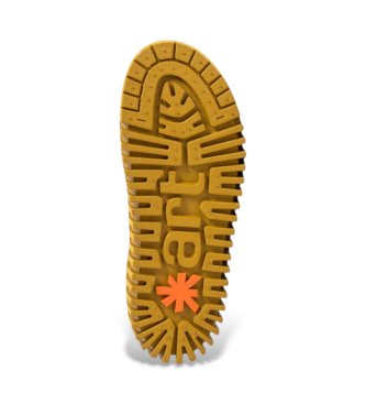 Art Sandalias Brighton de piel amarillo