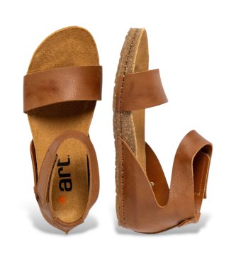 Art Leren sandalen 0382 bruin Kreta
