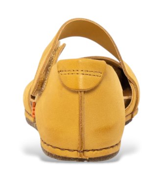 Art Sandales en cuir 0384 jaune Creta