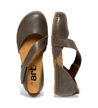 Art Leren sandalen 0384 Creta bruin groenbruin
