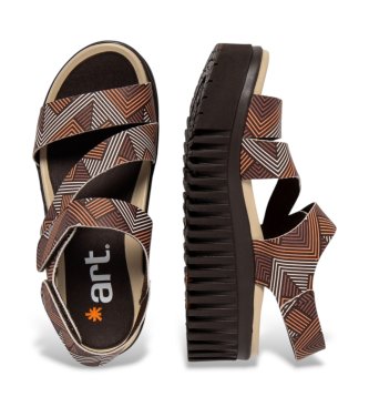 Art Leather Sandals 1573 Brighton brown