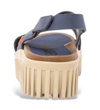 Art Skórzane sandały 1574 Brighton niebieskie