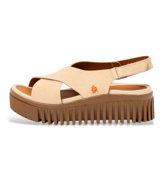 Art Usnjene sandale 1574 Brighton beige