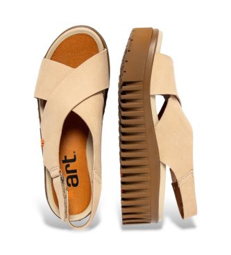 Art Usnjene sandale 1574 Brighton beige