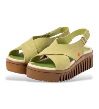 Art Leather Sandals 1574 Brighton green