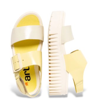 Art Usnjene sandale 1578 Brighton Yellow