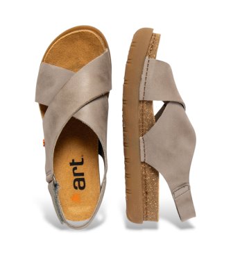 Art Sandalias de Piel 1710S Rhodes gris