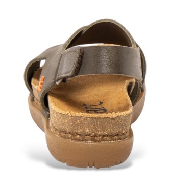 Art Ledersandalen 1710S Rhodos braun gr�nlich braun