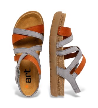 Art Sandales en cuir 1714 Rhodes bleu