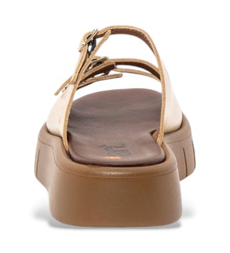 Art L�dersandaler 1847 Malaga beige