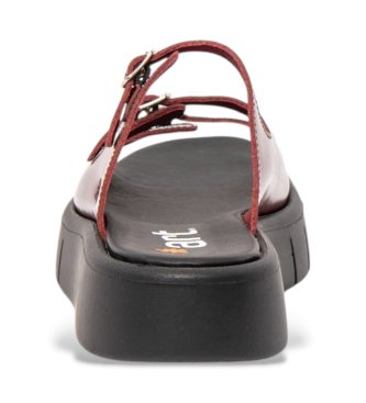 Art Usnjene sandale 1847 Malaga bordeaux