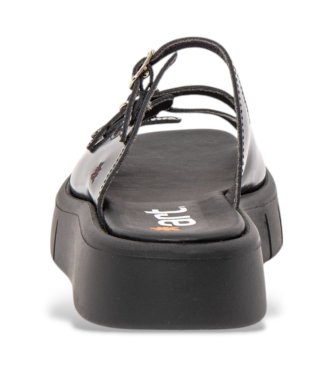 Art 1847 Malaga usnjene sandale črne barve