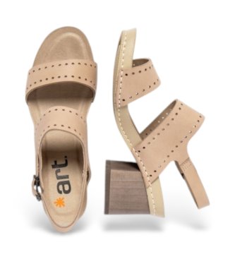 Art Sand�lias de couro 1864 I Wish bege