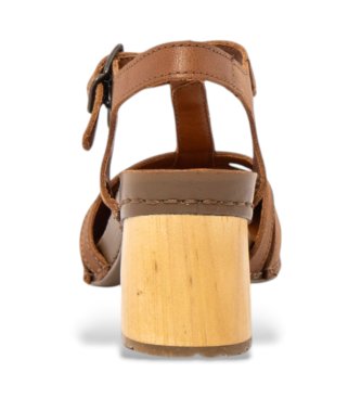 Art Bruin 1874 I Wish Leren Sandalen