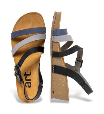 Art Leather Sandals 1930 I Live multicolor