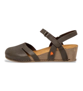 Art Leather Sandals 1931 I Live Brown greenish brown