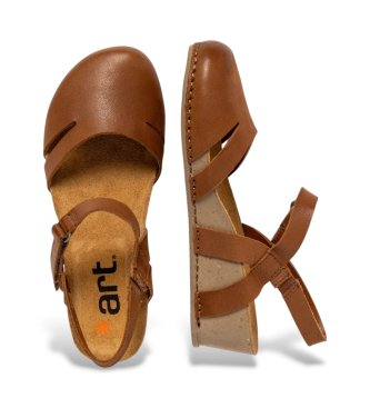 Art Usnjene sandale 1931 Roma brown