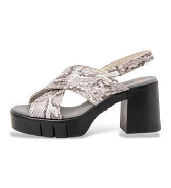 Art Sandaler i l�der 1990 Eivissa off white