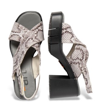 Art Sandaler i l�der 1990 Eivissa off white