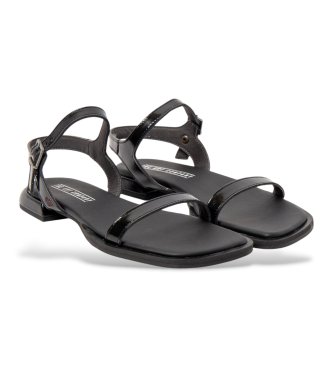 Art Sandales en cuir 2000 Bergamo noir