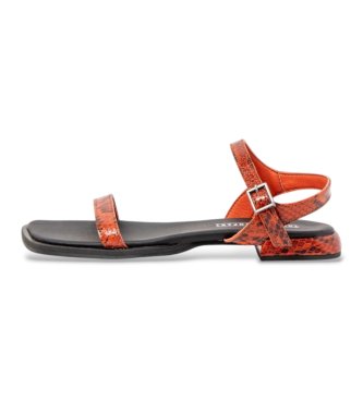 Art Sandaler i læder 2000S Bergamo orange
