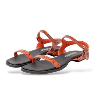 Art Sandaler i læder 2000S Bergamo orange