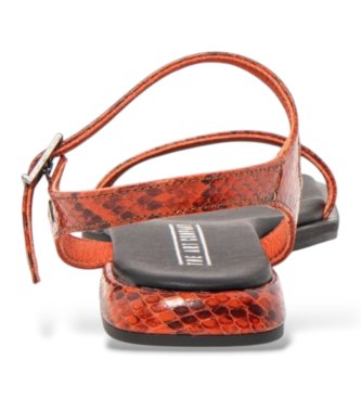 Art Sandaler i læder 2000S Bergamo orange
