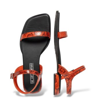 Art Sandaler i læder 2000S Bergamo orange