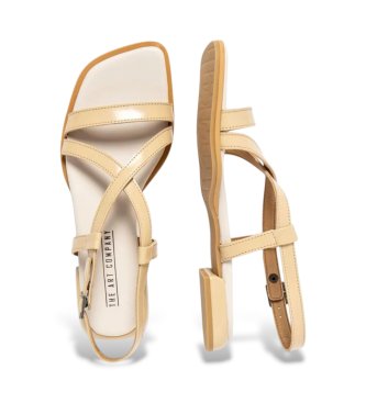 Art Sandales en cuir 2001 Bergamo beige