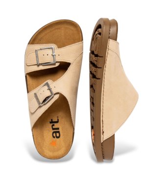 Art Leather Sandals 2020 Kassel beige