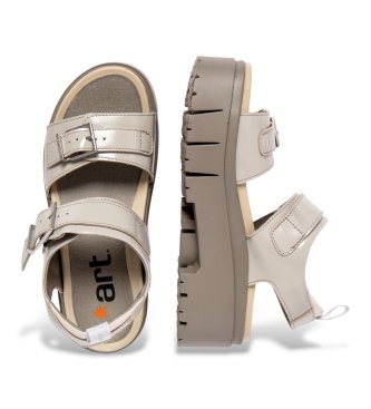 Art Sandalias de piel 2041 gris