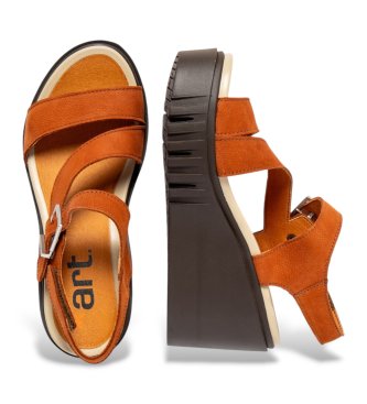 Art Leather Sandals 2080 Catania orange