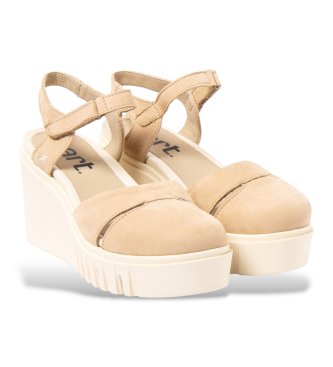 Art Leather Sandals 2083 Catania beige