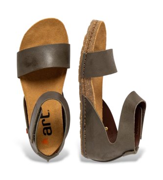 Art Sandalias de piel Roma verde