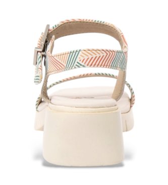 Art Sandalias Fantasy de piel beige