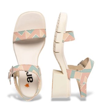 Art Sandalias Fantasy de piel beige