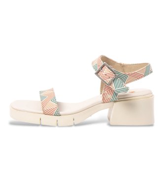 Art Sandalias Fantasy de piel beige