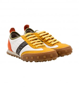 Art Sneakers in pelle 1109 Cross Sky giallo, bianco, arancione   