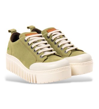 Art Zapatillas 1534S Brighton de piel verde